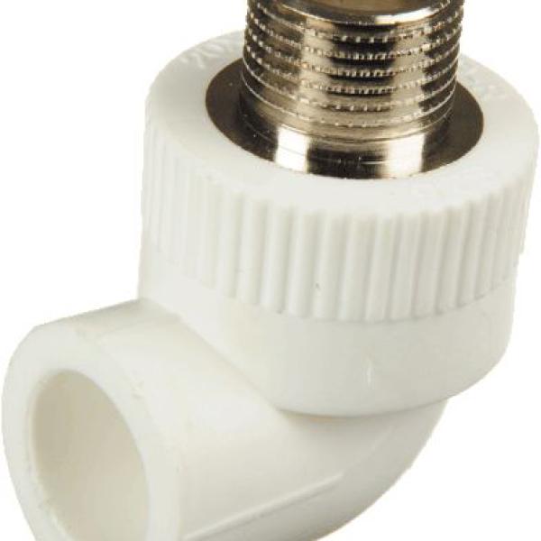 Уголок PP-R 20х3/4" *90гр наружная резьба комбинированный КРОСС 62741