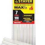 Стержни STAYER  для клеевых пистолетов, прозрачные универсальные 7мм*100мм 2-06817-T-S06