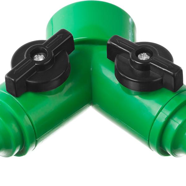 Распределитель двухканальный (резьба внешняя-соединитель), РОСТОК 426377, 3/4"