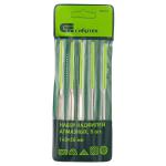 Надфили алмазные, мягкая ручка, 3х140х50 мм, 5 шт, Сибртех 158307