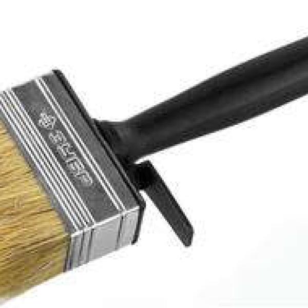 Кисть-макловица 30х100мм ЗУБР "ОПТИМА", светлая щетина пластмассовый корпус, 01802-10