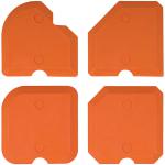 Шпатели эластичные для формирования швов, набор 4 шт. 06894